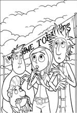 coloring page Cloudy with a Chance of Meatballs